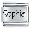 Name Sophie Laser Italian Charm