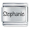 Name Stephanie Laser Italian Charm