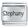 Name Stephany Laser Italian Charm