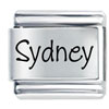 Name Sydney Laser Italian Charm