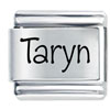 Name Taryn Laser Italian Charm