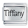 Name Tiffany Laser Italian Charm