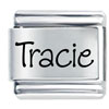 Name Tracie Laser Italian Charm