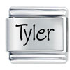 Name Tyler Laser Italian Charm