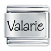 Name Valarie Laser Italian Charm