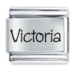 Name Victoria Laser Italian Charm