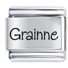 Name Grainne Laser Italian Charm
