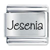 Name Jesenia Laser Italian Charm
