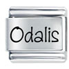 Name Odalis Laser Italian Charm