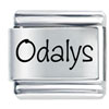 Name Odalys Laser Italian Charm