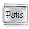 Name Patia Laser Italian Charm