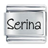 Name Serina Laser Italian Charm