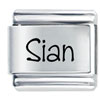 Name Sian Laser Italian Charm
