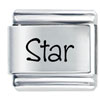 Name Star Laser Italian Charm