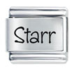 Name Starr Laser Italian Charm