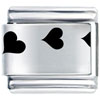 Drifting Hearts Laser Italian Charm