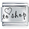 Heart To Shop Cursive Laser Italian Charm