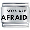 Boys Are Afraid Laser Italian Charm
