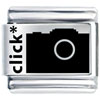 Click Camera Laser Italian Charm