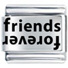 Laser Forever Friendship Italian Charms