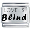 Love Is Blind Laser Italian Charm