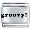 Groovy!  Laser  Italian  Charm 