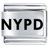 Nypd Laser Italian Charm