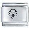 Laser Clover Laser Italian Charm