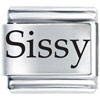 Laser Sissy Italian Charm