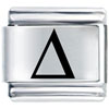 Laser Greek Delta Italian Charm