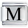 Greek Mu Laser Italian Charm