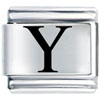 Greek Upsilon Laser Italian Charm