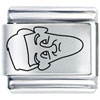John Kerry Face Laser Italian Charm