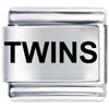 Laser Phrase Twins Laser Italian Charm