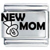 New Mom Laser Italian Charm