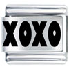 Xoxo: Hugs &amp; Kisses Laser Italian Charm