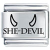 Laser She Devil Italian Charm