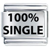 100% Single Laser Italian Charm