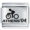 Athens Cycling Laser Italian Charm