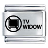 Tv Widow Laser Italian Charm