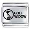 Golf Widow Ban Game Laser Italian Charm