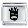 Reggae Man Laser Italian Charm