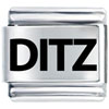 Ditz Laser Italian Charm