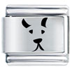 Laser Puppy Face Italian Charm