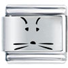 Bunny  Face Laser Italian Charm