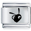 Ant Head Laser Italian Charm
