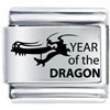 Year Of The Dragon Laser Italian Charm