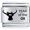 Year Of The Ox Laser Italian Charm