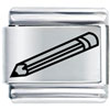 Laser Pencil Italian  Charm 