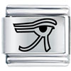 Egyptian Eye Laser Italian Charm